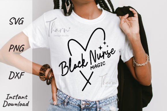 Black History Nurse SVG Sublimation PNG