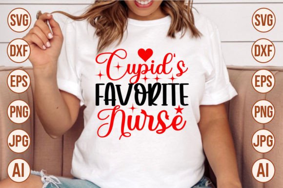 Cupid’s Favorite Nurse SVG Designs