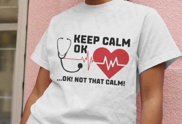 Keep Calm and Ok, Funny Medical SVG