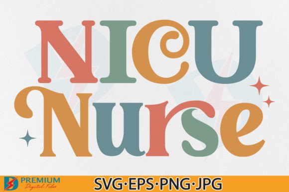 NICU Nurse SVG PNG, Retro Nursing Shirt