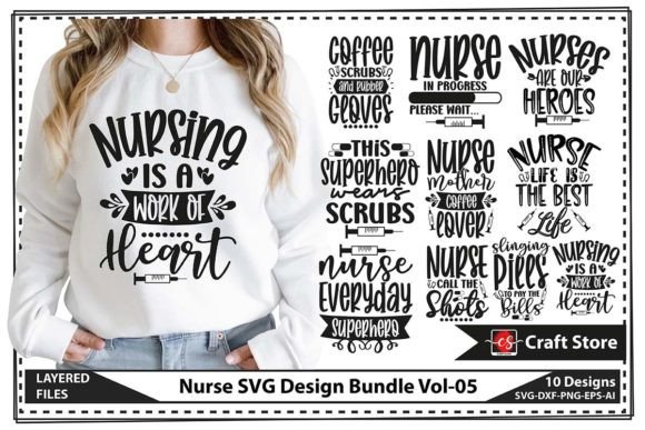 Nurse SVG Design Bundle Vol-05