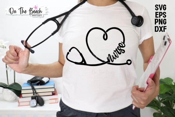 Nurse SVG Stethoscope SVG PNG