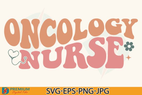 Oncology Nurse SVG PNG, Retro Nursing