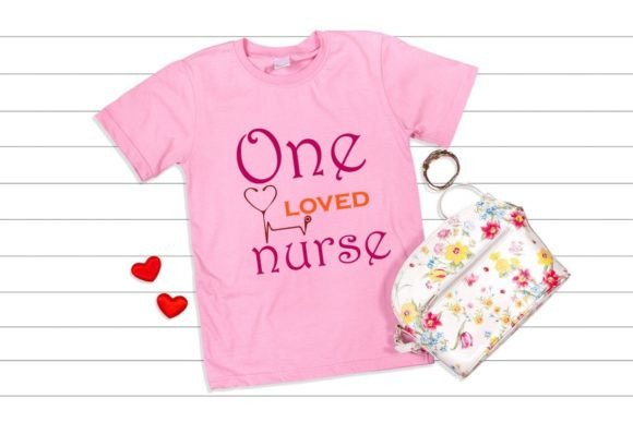 One Loved Nurse SVG Vector Design