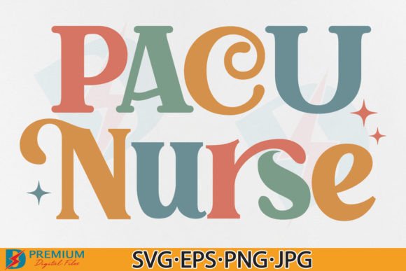 PACU Nurse SVG PNG, Retro Nursing Shirt