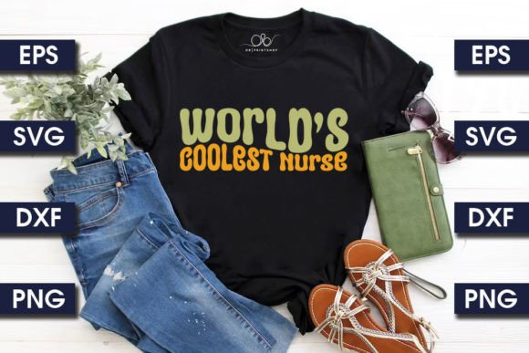 Retro Nurse SVG Design, World’s Coole