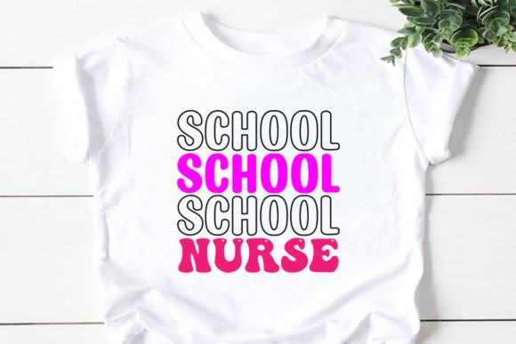 Retro School Nurse SVG