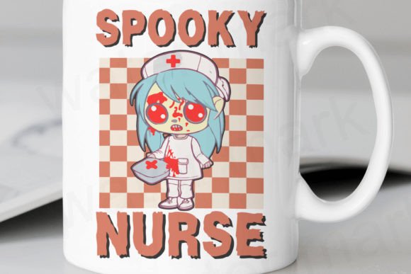 Spooky Nurse SVG, PNG, RN