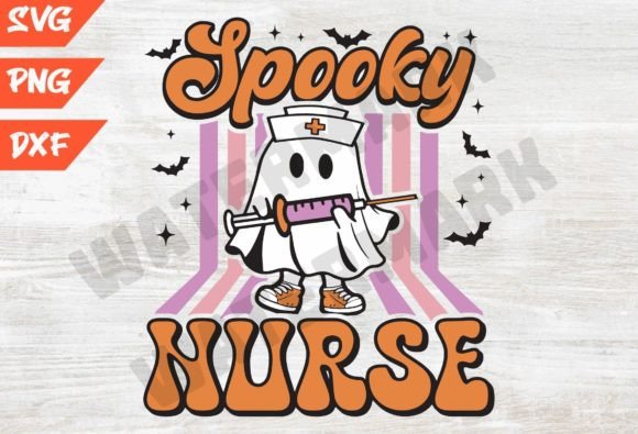Spooky Vibes SVG: Gifts for Nurse SVG