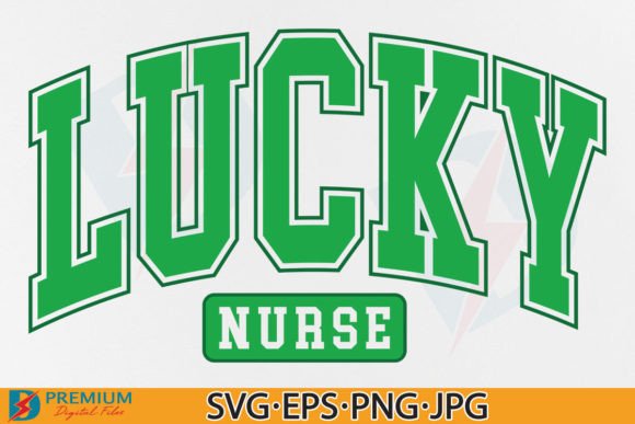 St Patrick’s Day, Lucky Nurse SVG PNG