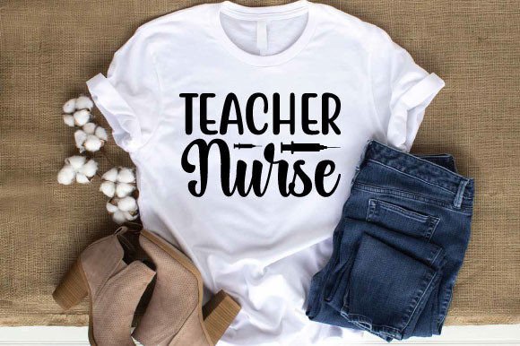 Teacher Nurse SVG Design